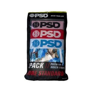 PSD 3 PACK Boxer Briefs Underwear Men's Rich Blooms  Size L